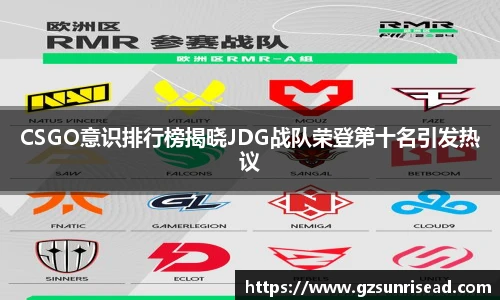 CSGO意识排行榜揭晓JDG战队荣登第十名引发热议